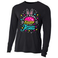 Silly Rabbit Easter Is For Jesus | Bunny Christians Cooling Performance Long Sleeve Crew