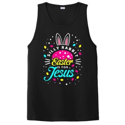 Silly Rabbit Easter Is For Jesus | Bunny Christians PosiCharge Competitor Tank