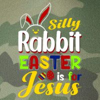 Silly Rabbit Easter Is For Jesus Funny Easter Legacy Tie Dye Trucker Hat