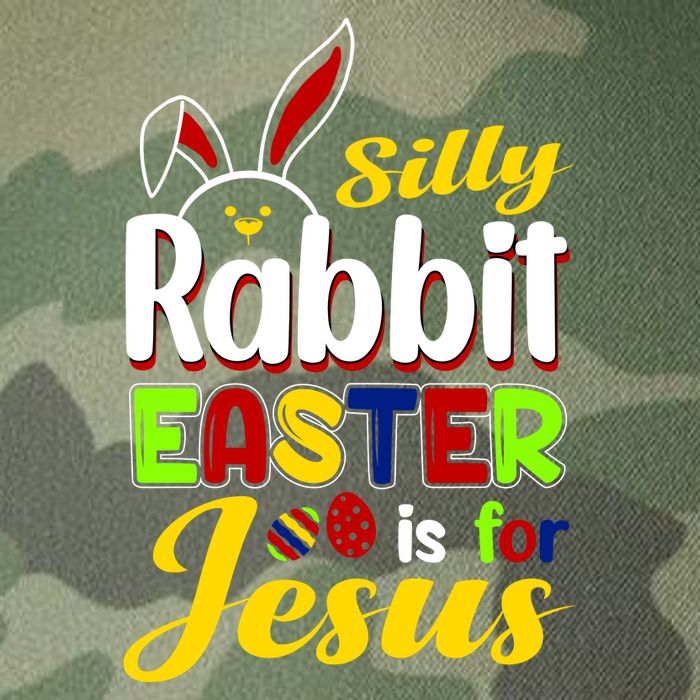 Silly Rabbit Easter Is For Jesus Funny Easter Legacy Tie Dye Trucker Hat