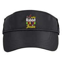 Silly Rabbit Easter Is For Jesus Funny Easter Adult Drive Performance Visor