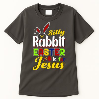 Silly Rabbit Easter Is For Jesus Funny Easter Tall T-Shirt