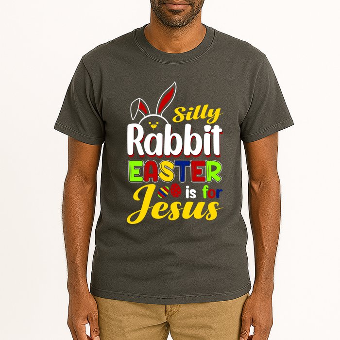 Silly Rabbit Easter Is For Jesus Funny Easter Tall T-Shirt