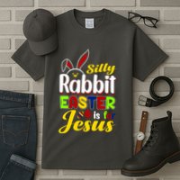 Silly Rabbit Easter Is For Jesus Funny Easter Tall T-Shirt