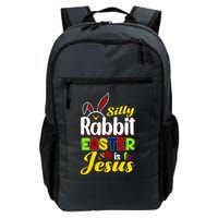 Silly Rabbit Easter Is For Jesus Funny Easter Backpack