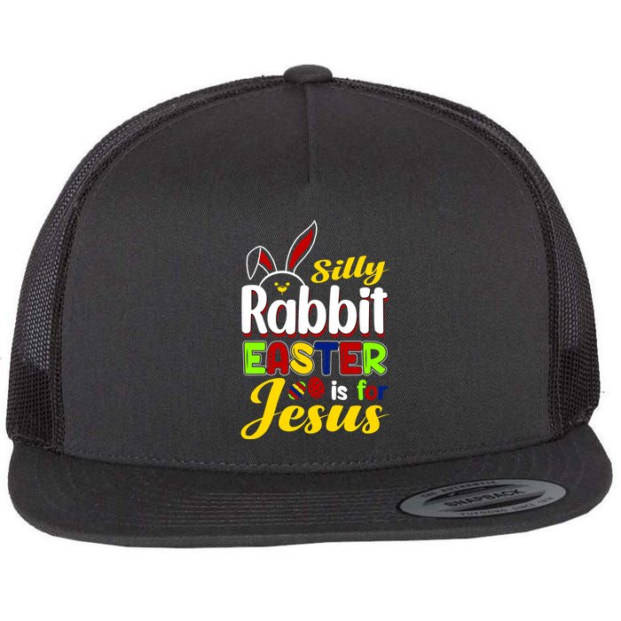 Silly Rabbit Easter Is For Jesus Funny Easter Flatbill Hat