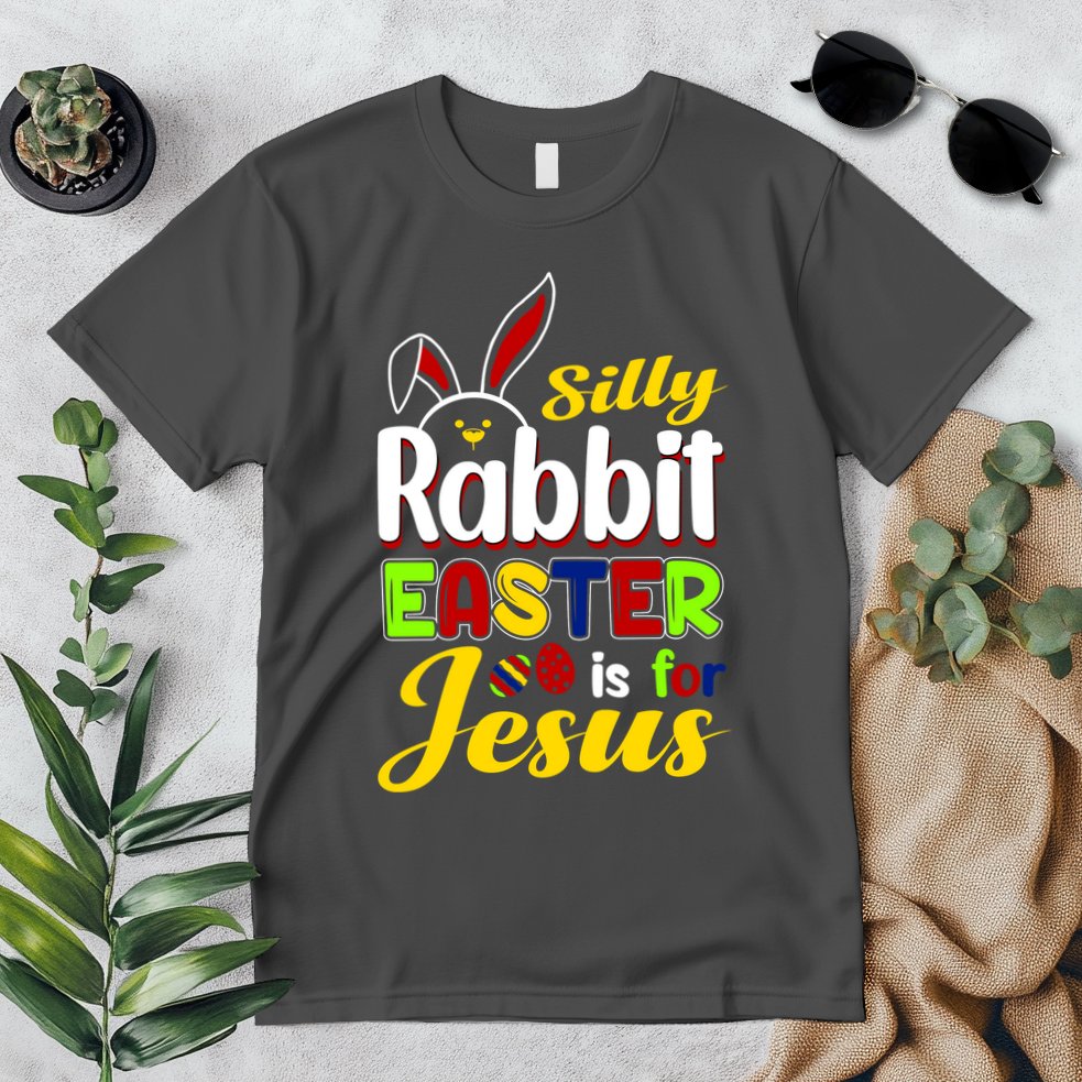Silly Rabbit Easter Is For Jesus Funny Easter Premium T-Shirt