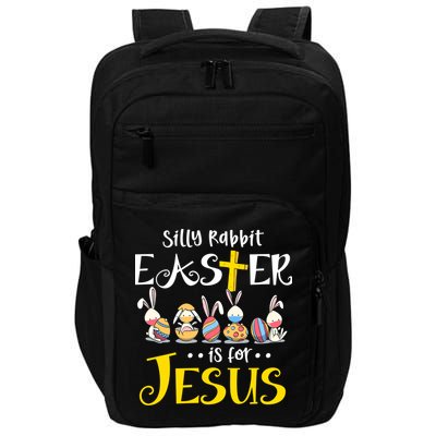 Silly Rabbit Easter Is For Jesus Bunny Face Mask Quarantined Gift Impact Tech Backpack
