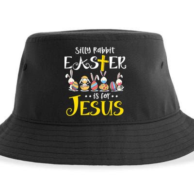 Silly Rabbit Easter Is For Jesus Bunny Face Mask Quarantined Gift Sustainable Bucket Hat