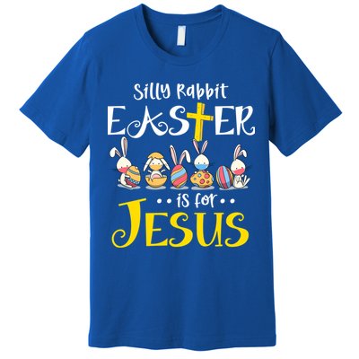 Silly Rabbit Easter Is For Jesus Bunny Face Mask Quarantined Gift Premium T-Shirt