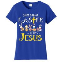 Silly Rabbit Easter Is For Jesus Bunny Face Mask Quarantined Gift Women's T-Shirt