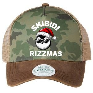 Skibidi Rizzmas Funny Christmas Penguin Legacy Tie Dye Trucker Hat