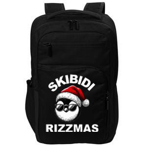 Skibidi Rizzmas Funny Christmas Penguin Impact Tech Backpack