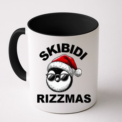 Skibidi Rizzmas Funny Christmas Penguin Mug