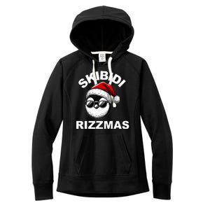 Skibidi Rizzmas Funny Christmas Penguin Women's Fleece Hoodie