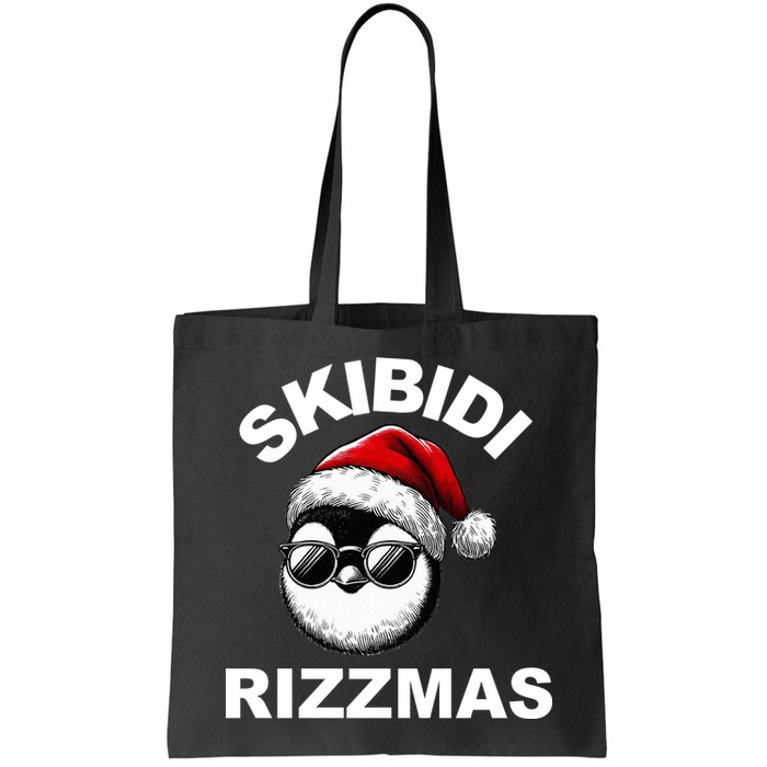 Skibidi Rizzmas Funny Christmas Penguin Bag