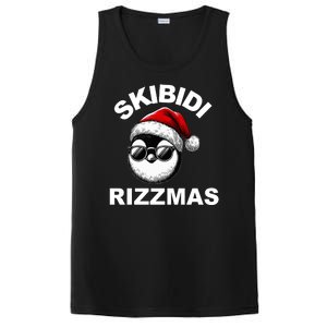 Skibidi Rizzmas Funny Christmas Penguin PosiCharge Competitor Tank