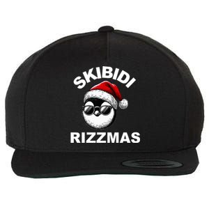 Skibidi Rizzmas Funny Christmas Penguin Wool Snapback Cap