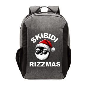 Skibidi Rizzmas Funny Christmas Penguin Vector Backpack