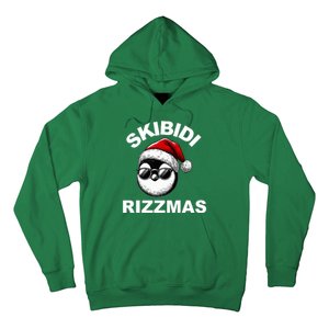 Skibidi Rizzmas Funny Christmas Penguin Hoodie