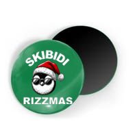 Skibidi Rizzmas Funny Christmas Penguin Magnet