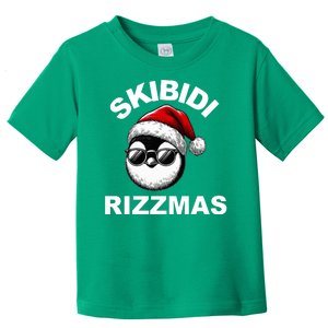 Skibidi Rizzmas Funny Christmas Penguin Toddler T-Shirt