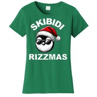 Skibidi Rizzmas Funny Christmas Penguin Women's T-Shirt