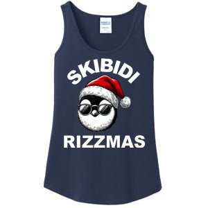 Skibidi Rizzmas Funny Christmas Penguin Ladies Essential Tank