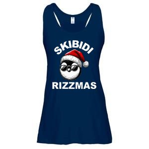 Skibidi Rizzmas Funny Christmas Penguin Ladies Essential Flowy Tank