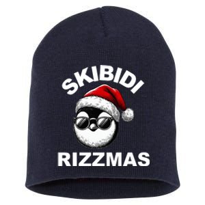 Skibidi Rizzmas Funny Christmas Penguin Short Acrylic Beanie