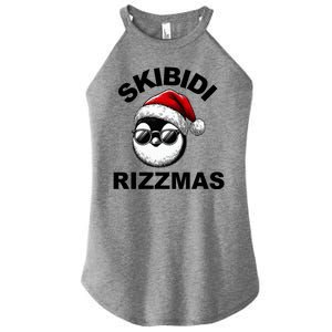 Skibidi Rizzmas Funny Christmas Penguin Women's Perfect Tri Rocker Tank