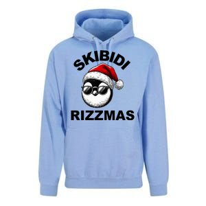 Skibidi Rizzmas Funny Christmas Penguin Unisex Surf Hoodie