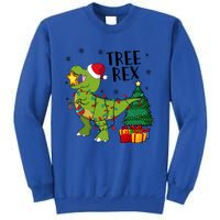 Santasaurus Rex Funny Dinosaur Chrismas Tree Rex Cool Gift Sweatshirt