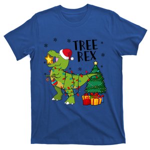 Santasaurus Rex Funny Dinosaur Chrismas Tree Rex Cool Gift T-Shirt