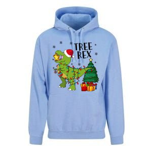 Santasaurus Rex Funny Dinosaur Chrismas Tree Rex Cool Gift Unisex Surf Hoodie