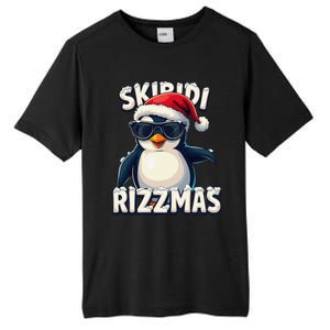 Skibid.I Rizzmas Funny Gen Alpha Slang Christmas Penguin Tall Fusion ChromaSoft Performance T-Shirt