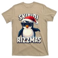 Skibid.I Rizzmas Funny Gen Alpha Slang Christmas Penguin T-Shirt