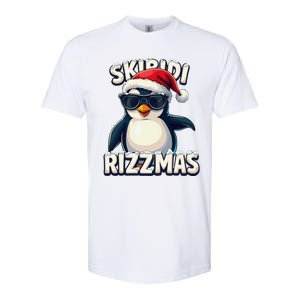 Skibid.I Rizzmas Funny Gen Alpha Slang Christmas Penguin Softstyle CVC T-Shirt