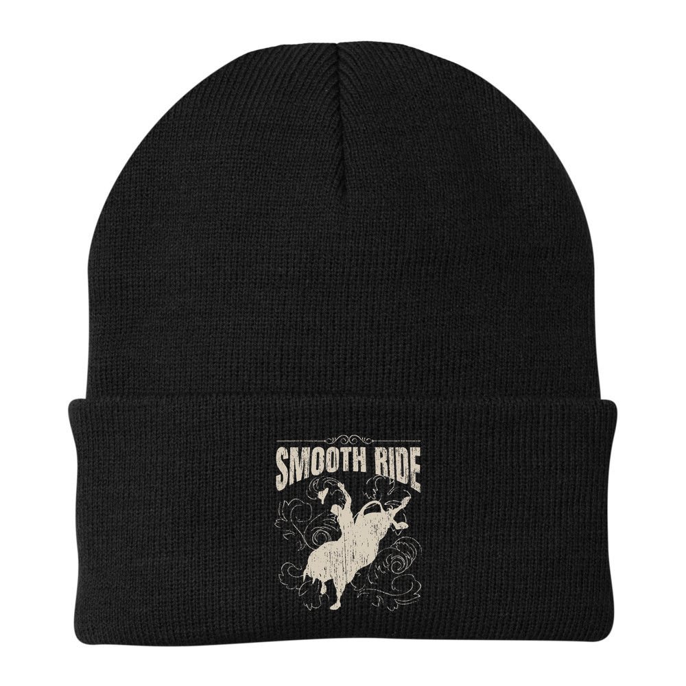 Smooth Ride Funny Rodeo Cool Bull Rider Cowboy Gift Beanie