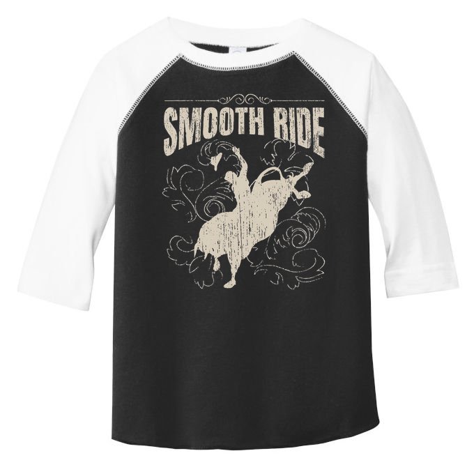Smooth Ride Funny Rodeo Cool Bull Rider Cowboy Gift Toddler Fine Jersey T-Shirt