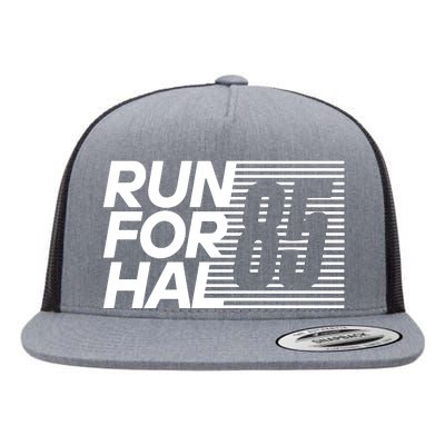 Satoshistore Run For Hal 85 Flat Bill Trucker Hat