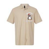 Skibid.I Rizzmas Funny Gen Alpha Slang Christmas Pengui Softstyle Adult Sport Polo