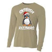 Skibid.I Rizzmas Funny Gen Alpha Slang Christmas Pengui Cooling Performance Long Sleeve Crew