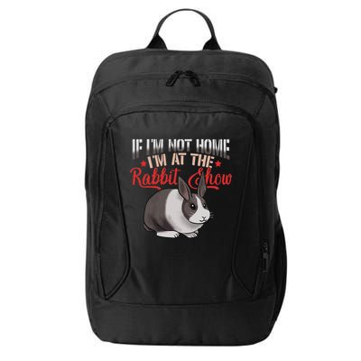 Show Rabbit For Dutch Rabbit Owner City Backpack