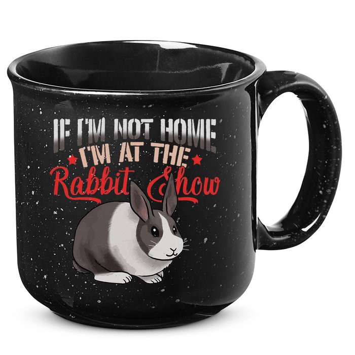 Show Rabbit For Dutch Rabbit Owner 15oz Campfire Ceramic Mug