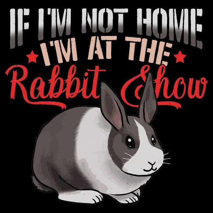 Show Rabbit For Dutch Rabbit Owner Flatbill Hat