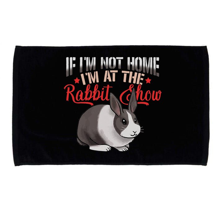 Show Rabbit For Dutch Rabbit Owner Microfiber Hand Towel