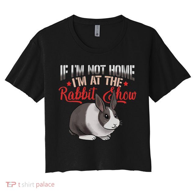 Show Rabbit For Dutch Rabbit Owner Crop Top
