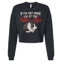 Show Rabbit For Dutch Rabbit Owner Cropped Pullover Crew