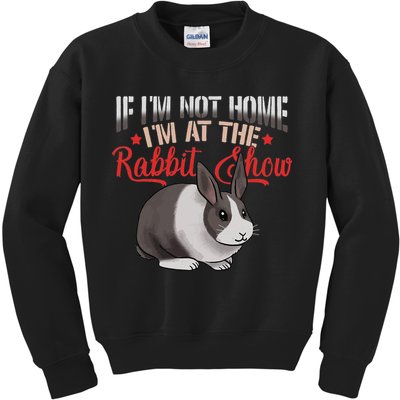 Show Rabbit For Dutch Rabbit Owner Kids Sweatshirt